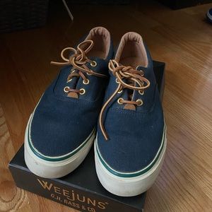 Bass nautical style sneakers